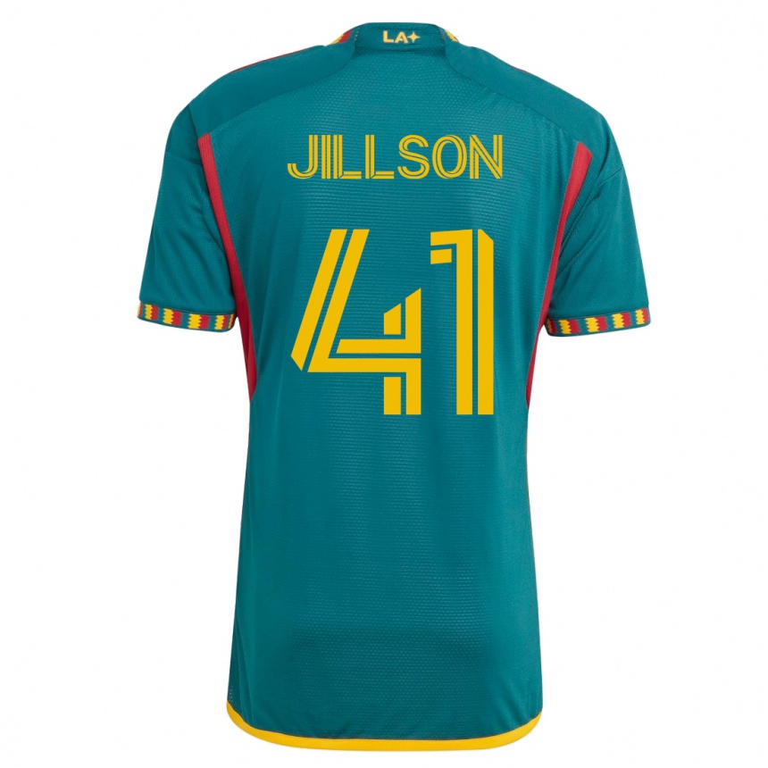 Hombre Fútbol Camiseta Simon Jillson #41 Verde 2ª Equipación 2023/24 México