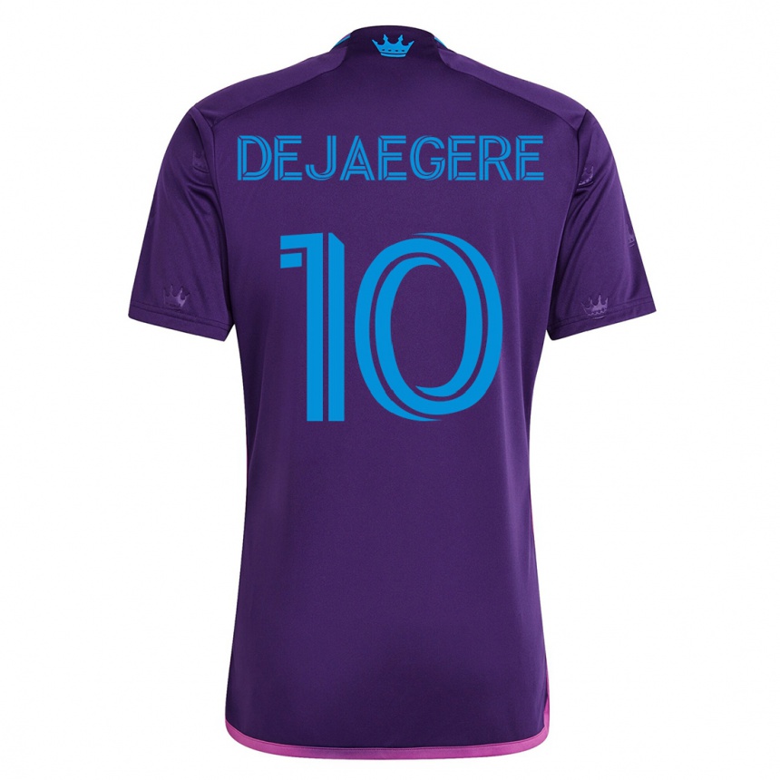 Hombre Fútbol Camiseta Brecht Dejaegere #10 Violeta 2ª Equipación 2023/24 México