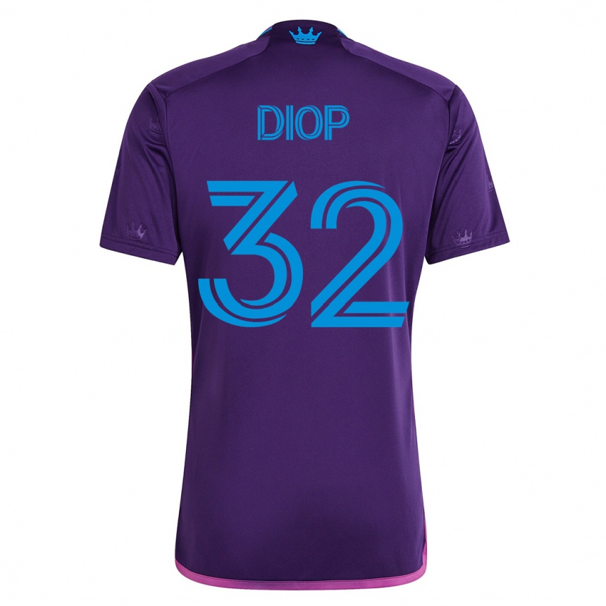 Hombre Fútbol Camiseta Hamady Diop #32 Violeta 2ª Equipación 2023/24 México