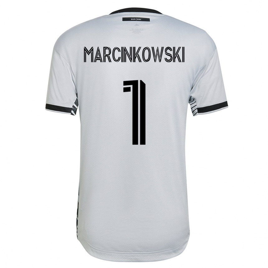 Hombre Fútbol Camiseta Jt Marcinkowski #1 Blanco 2ª Equipación 2023/24 México