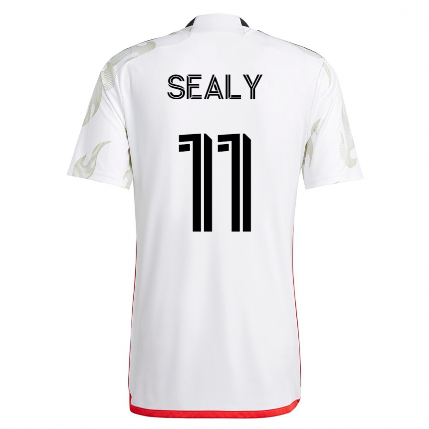 Hombre Fútbol Camiseta Dante Sealy #11 Blanco 2ª Equipación 2023/24 México