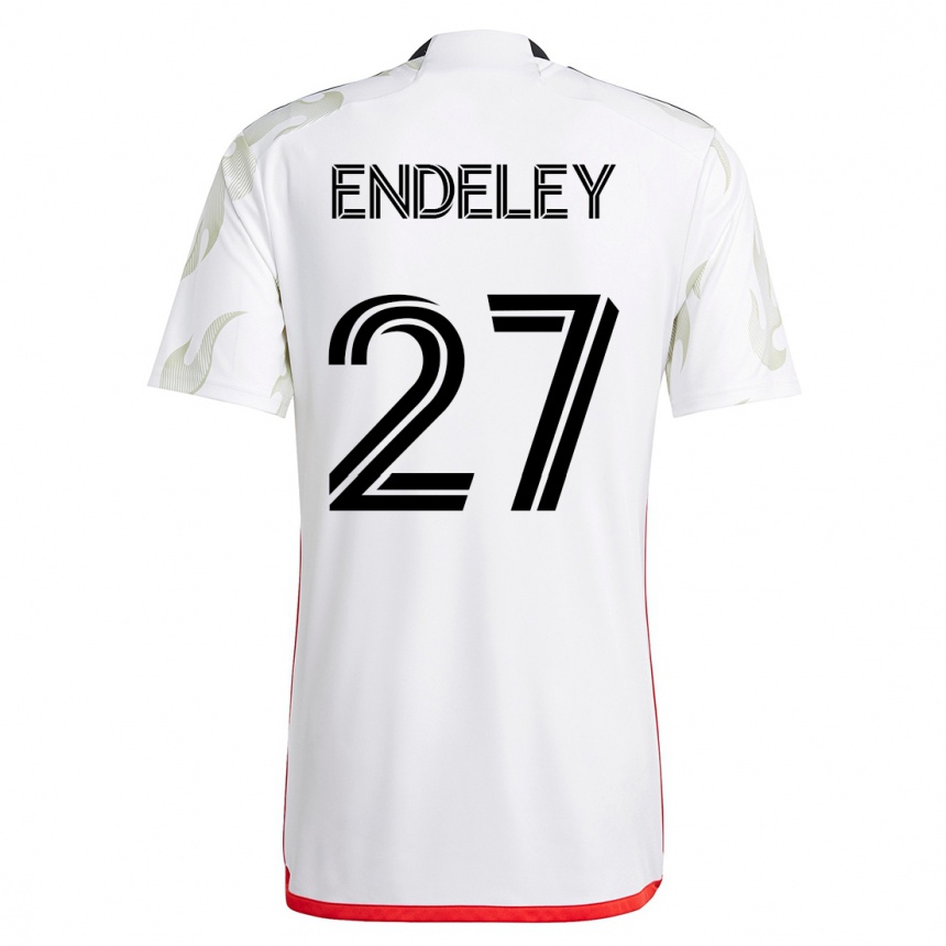 Hombre Fútbol Camiseta Herbert Endeley #27 Blanco 2ª Equipación 2023/24 México