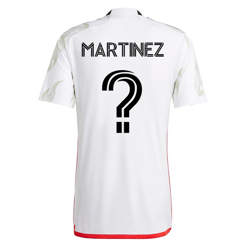 Hombre Fútbol Camiseta Jonathan Martinez #0 Blanco 2ª Equipación 2023/24 México