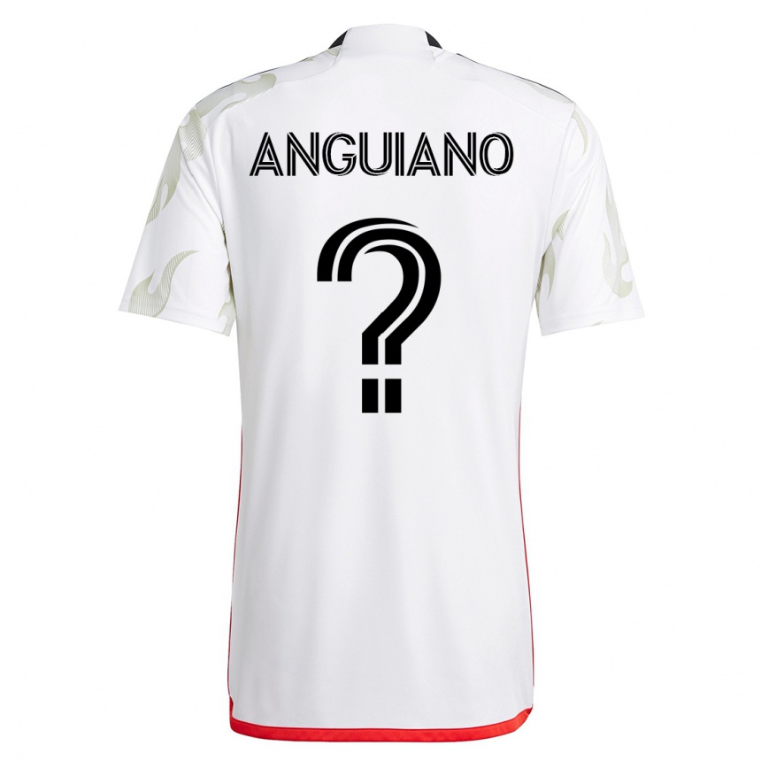 Hombre Fútbol Camiseta Adrian Anguiano #0 Blanco 2ª Equipación 2023/24 México