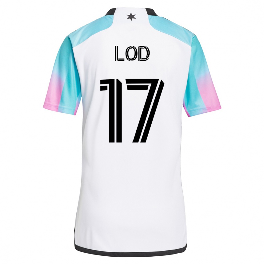 Hombre Fútbol Camiseta Robin Lod #17 Blanco 2ª Equipación 2023/24 México