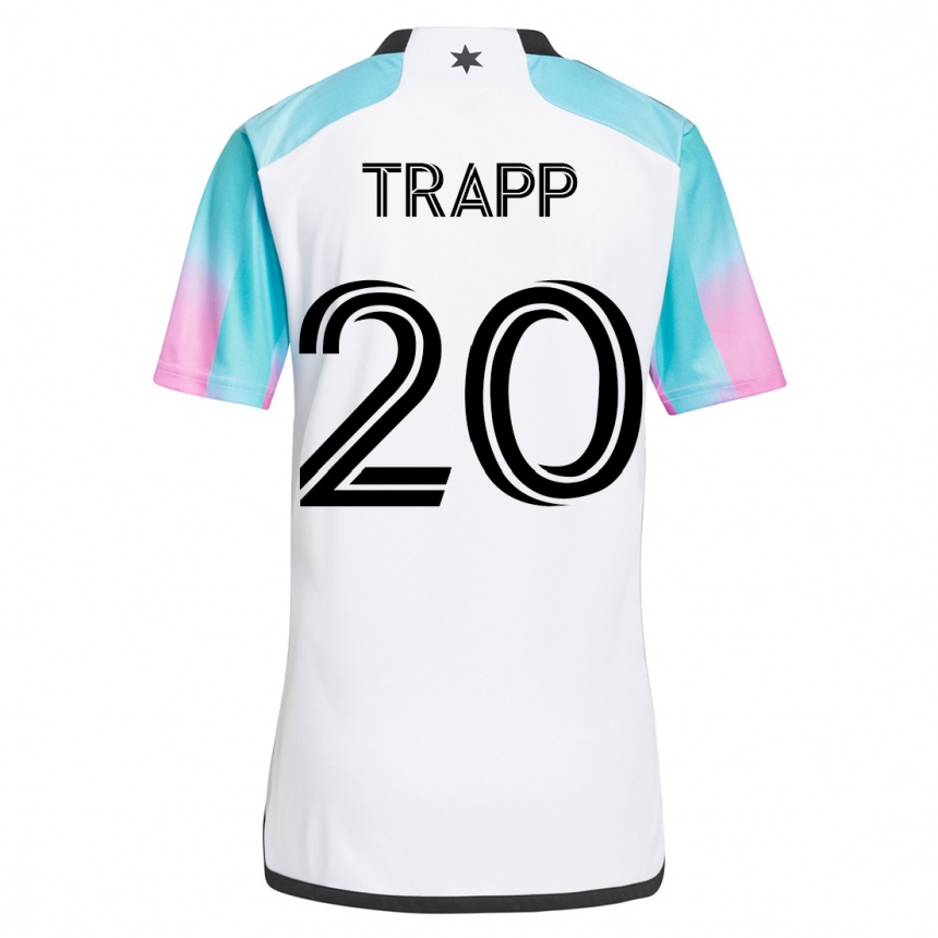Hombre Fútbol Camiseta Wil Trapp #20 Blanco 2ª Equipación 2023/24 México