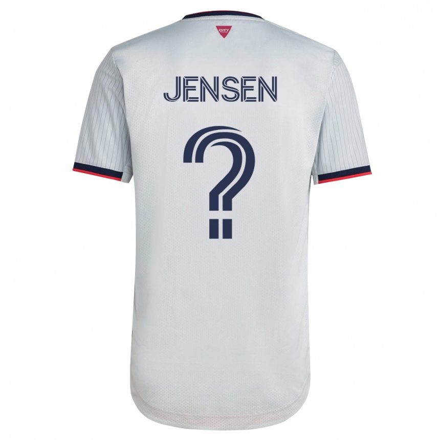 Hombre Fútbol Camiseta Isak Jensen #0 Blanco 2ª Equipación 2023/24 México