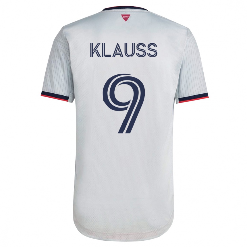 Hombre Fútbol Camiseta João Klauss #9 Blanco 2ª Equipación 2023/24 México