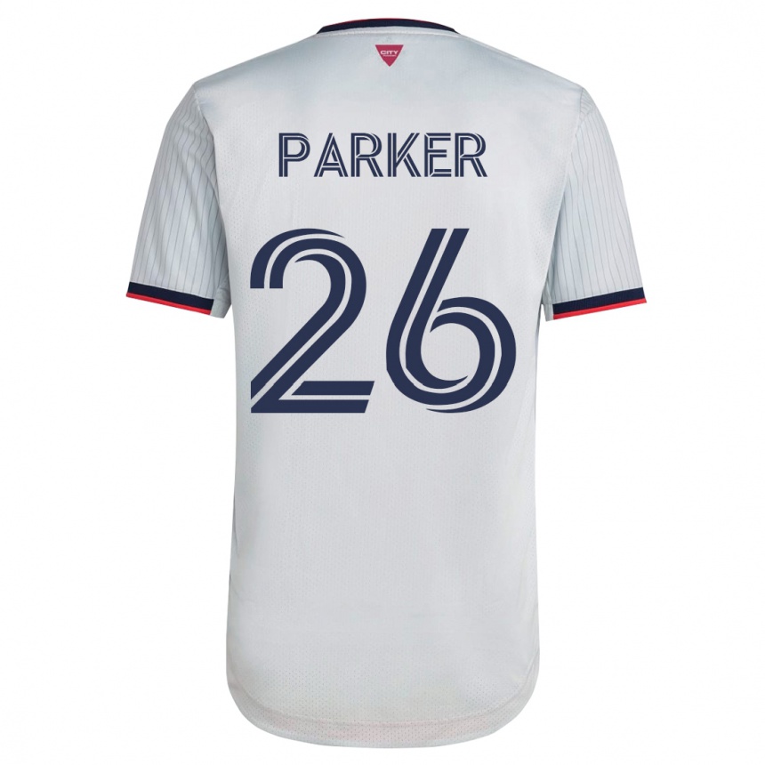 Hombre Fútbol Camiseta Tim Parker #26 Blanco 2ª Equipación 2023/24 México