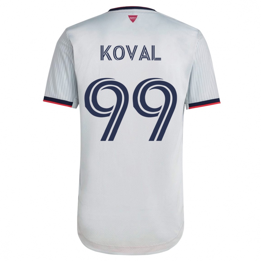 Hombre Fútbol Camiseta Stanislav Koval #99 Blanco 2ª Equipación 2023/24 México