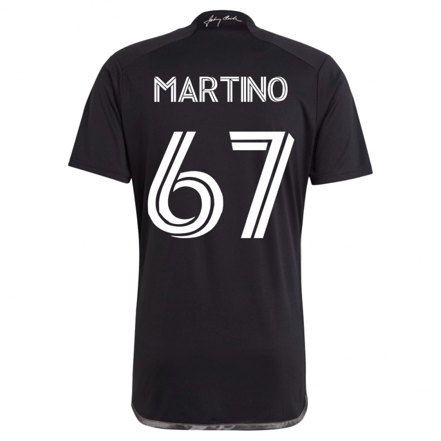 Hombre Fútbol Camiseta Ben Martino #67 Negro 2ª Equipación 2023/24 México