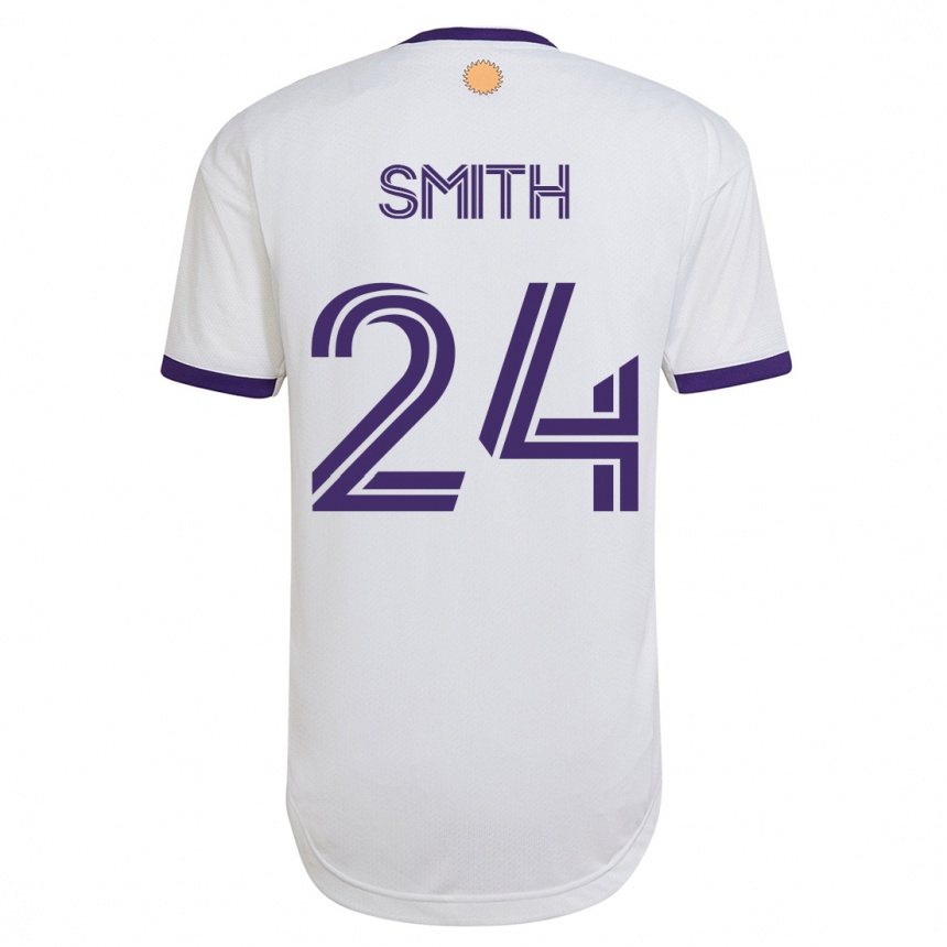 Hombre Fútbol Camiseta Kyle Smith #24 Blanco 2ª Equipación 2023/24 México