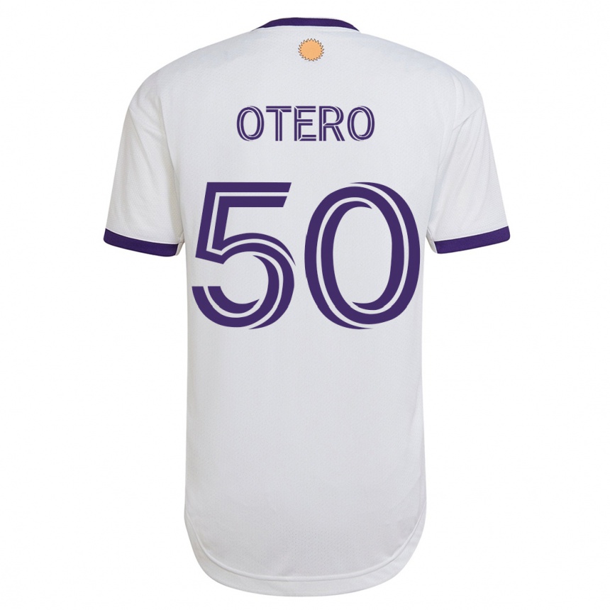 Hombre Fútbol Camiseta Javier Otero #50 Blanco 2ª Equipación 2023/24 México