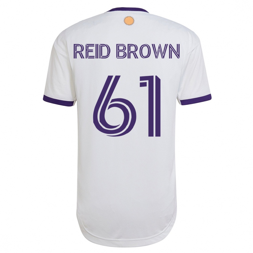 Hombre Fútbol Camiseta Tahir Reid-Brown #61 Blanco 2ª Equipación 2023/24 México
