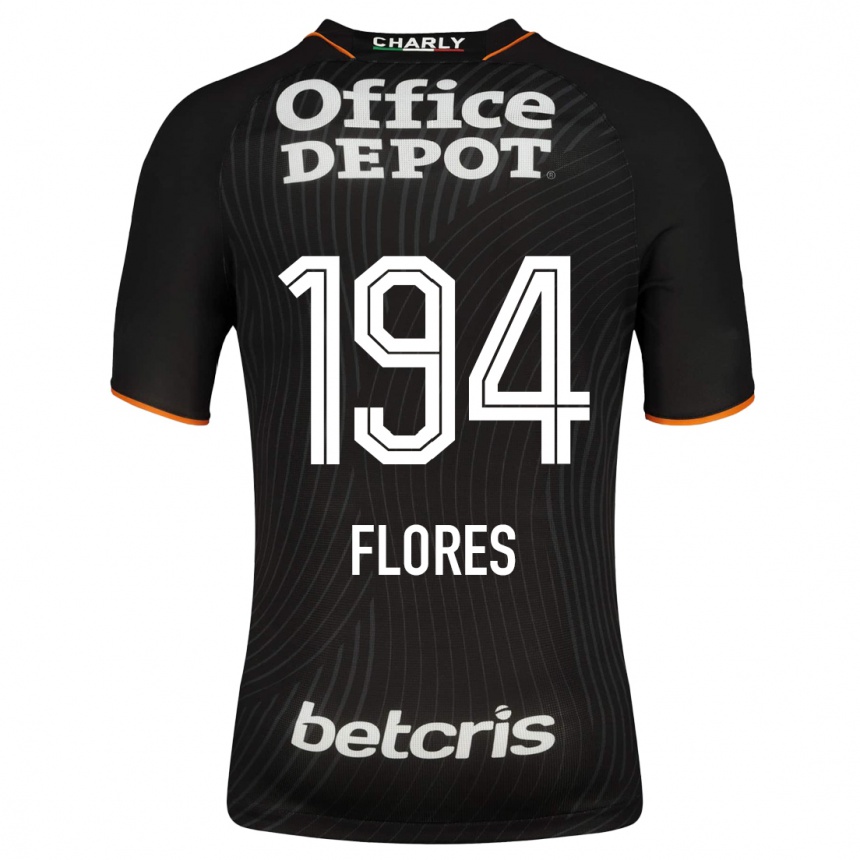 Hombre Fútbol Camiseta Jason Flores #194 Negro 2ª Equipación 2023/24 México
