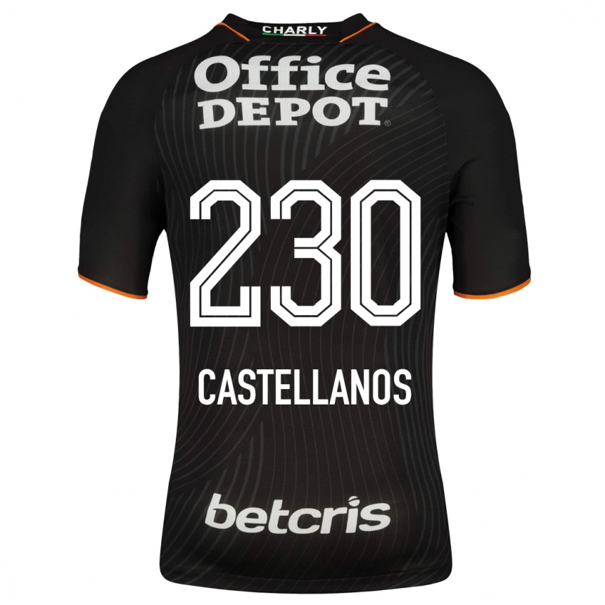 Hombre Fútbol Camiseta Edson Castellanos #230 Negro 2ª Equipación 2023/24 México