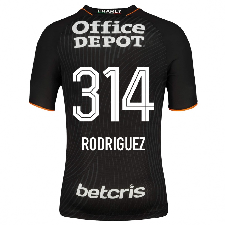 Hombre Fútbol Camiseta Alan Rodríguez #314 Negro 2ª Equipación 2023/24 México