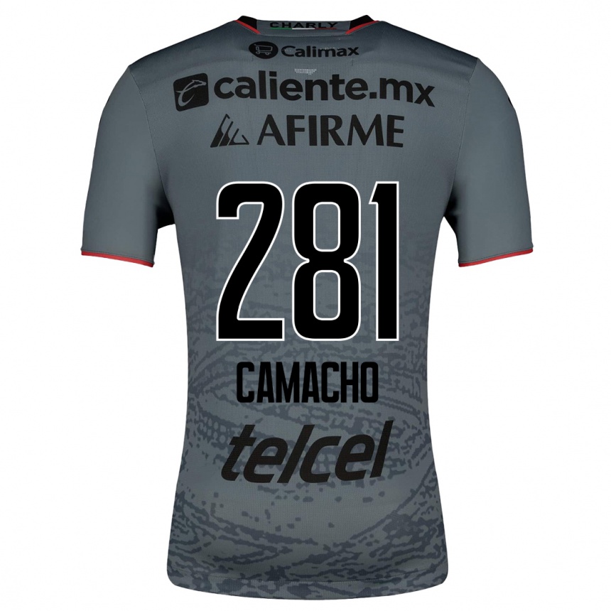 Hombre Fútbol Camiseta Javier Camacho #281 Gris 2ª Equipación 2023/24 México