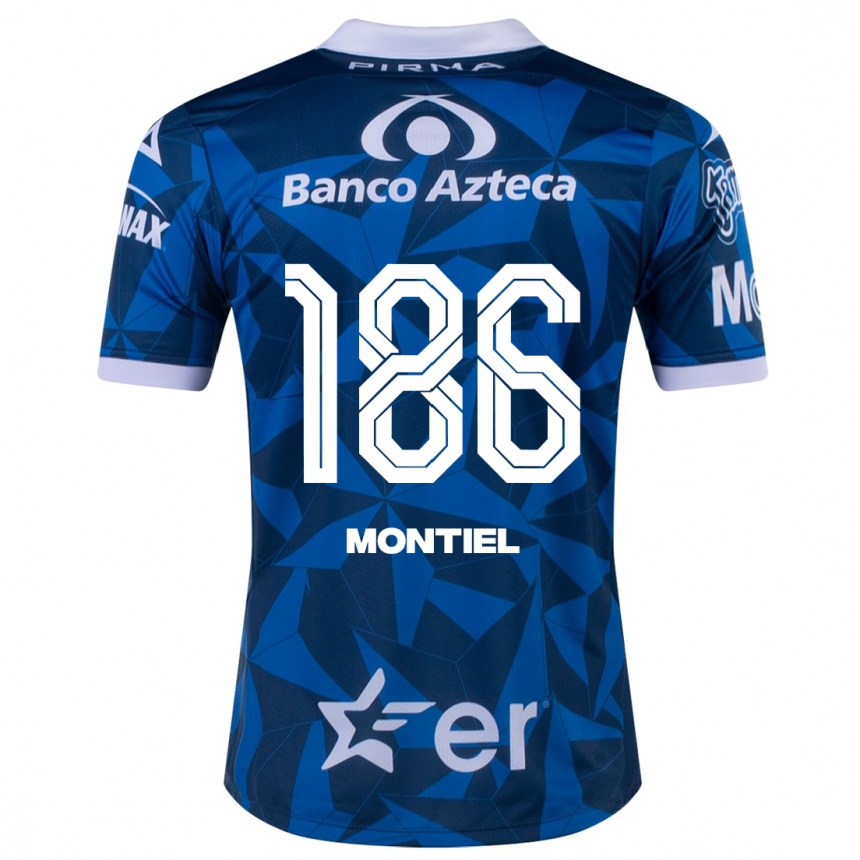 Hombre Fútbol Camiseta Santiago Montiel #186 Azul 2ª Equipación 2023/24 México