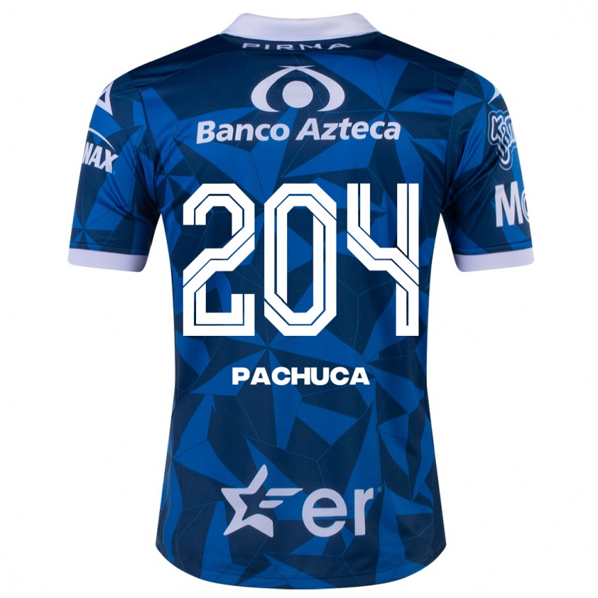 Hombre Fútbol Camiseta José Pachuca #204 Azul 2ª Equipación 2023/24 México
