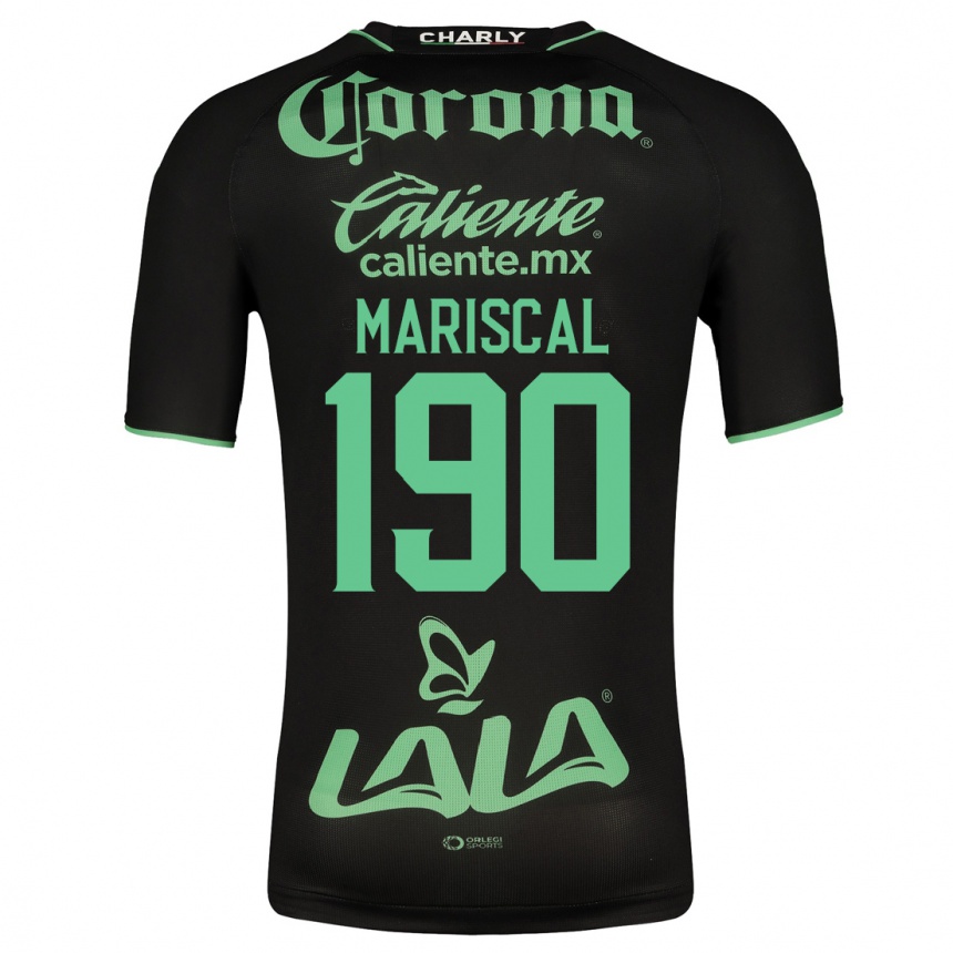 Hombre Fútbol Camiseta Salvador Mariscal #190 Negro 2ª Equipación 2023/24 México