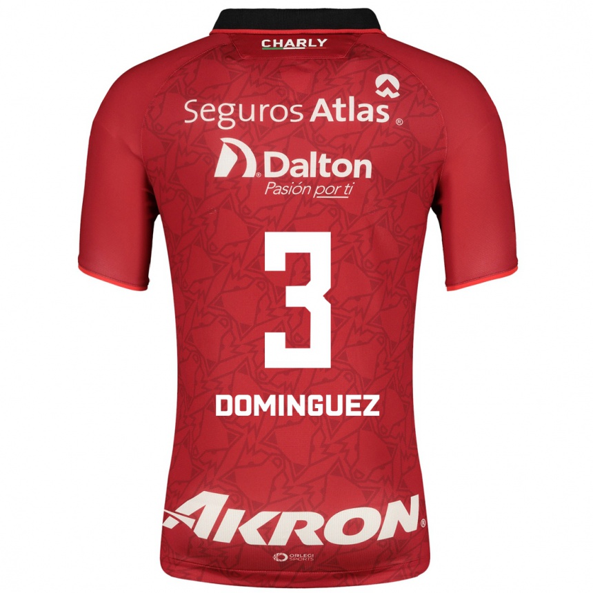 Hombre Fútbol Camiseta Idekel Domínguez #3 Rojo 2ª Equipación 2023/24 México