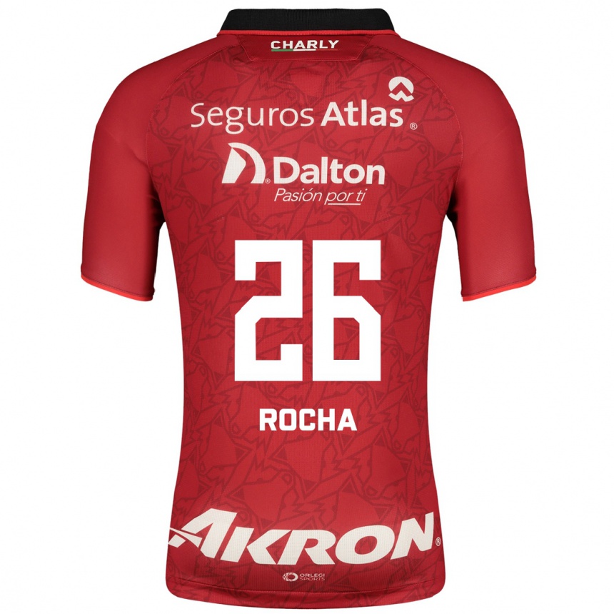 Hombre Fútbol Camiseta Aldo Rocha #26 Rojo 2ª Equipación 2023/24 México