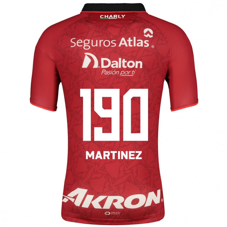 Hombre Fútbol Camiseta Luis Carlos Martínez #190 Rojo 2ª Equipación 2023/24 México
