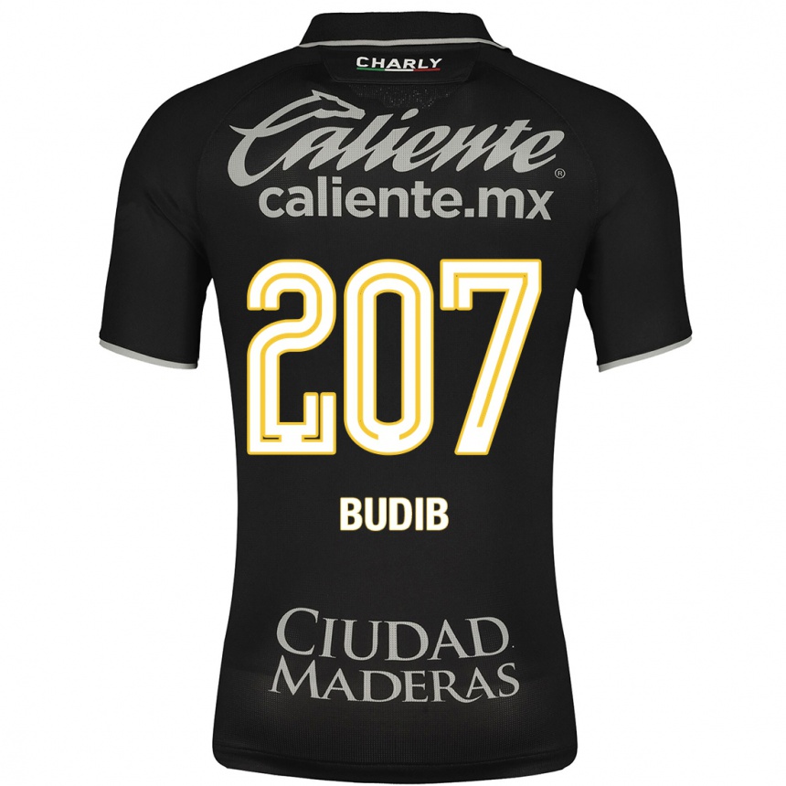 Hombre Fútbol Camiseta Pedro Budib #207 Negro 2ª Equipación 2023/24 México