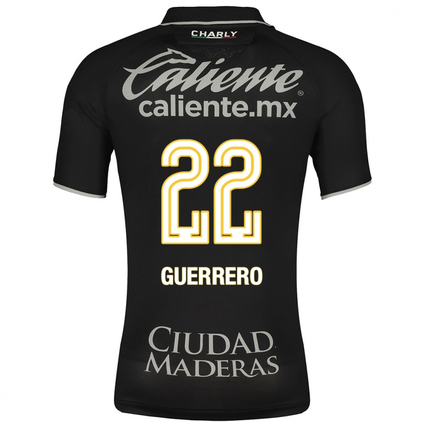 Hombre Fútbol Camiseta África Guerrero #22 Negro 2ª Equipación 2023/24 México