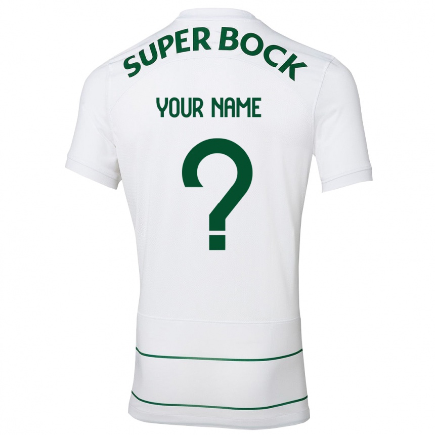 Hombre Fútbol Camiseta Su Nombre #0 Blanco 2ª Equipación 2023/24 México