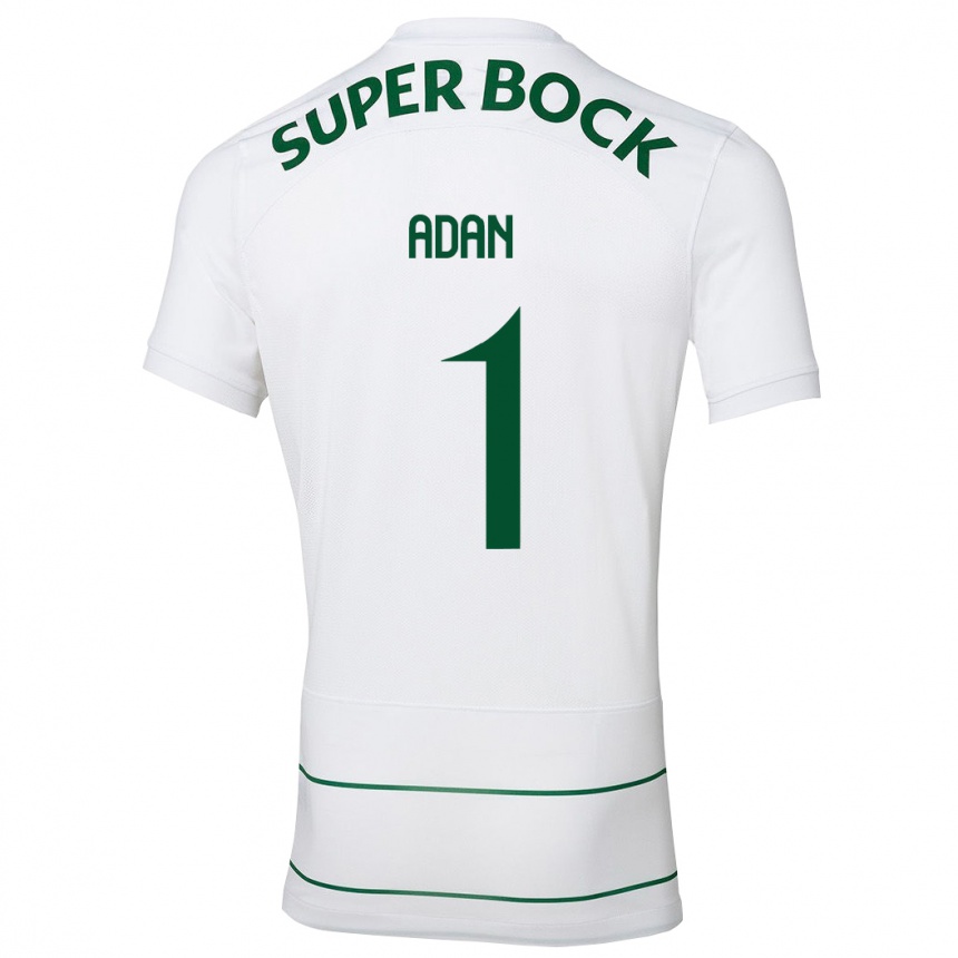 Hombre Fútbol Camiseta Antonio Adán #1 Blanco 2ª Equipación 2023/24 México