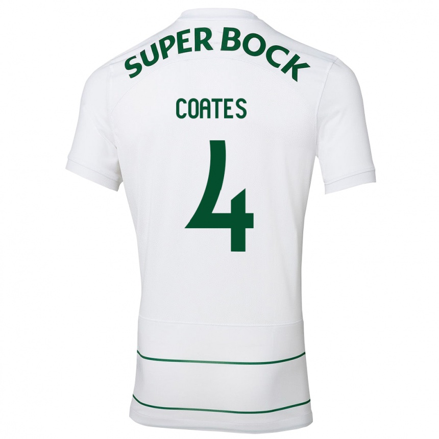 Hombre Fútbol Camiseta Sebastián Coates #4 Blanco 2ª Equipación 2023/24 México