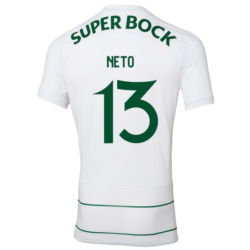 Hombre Fútbol Camiseta Luís Neto #13 Blanco 2ª Equipación 2023/24 México