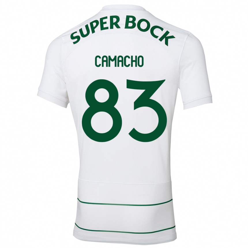 Hombre Fútbol Camiseta Rafael Camacho #83 Blanco 2ª Equipación 2023/24 México