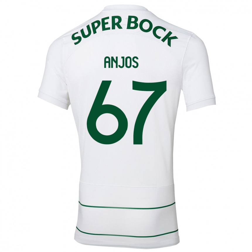 Hombre Fútbol Camiseta Lucas Anjos #67 Blanco 2ª Equipación 2023/24 México