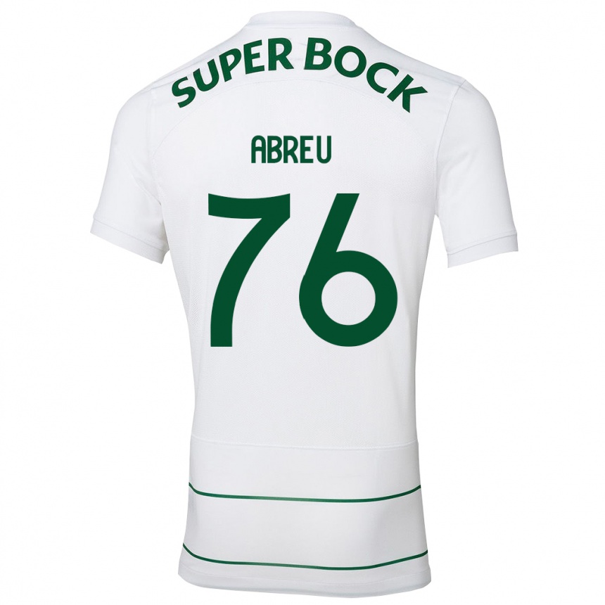 Hombre Fútbol Camiseta Diogo Abreu #76 Blanco 2ª Equipación 2023/24 México