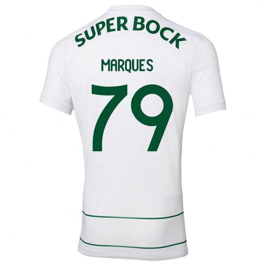 Hombre Fútbol Camiseta Rodrigo Marquês #79 Blanco 2ª Equipación 2023/24 México