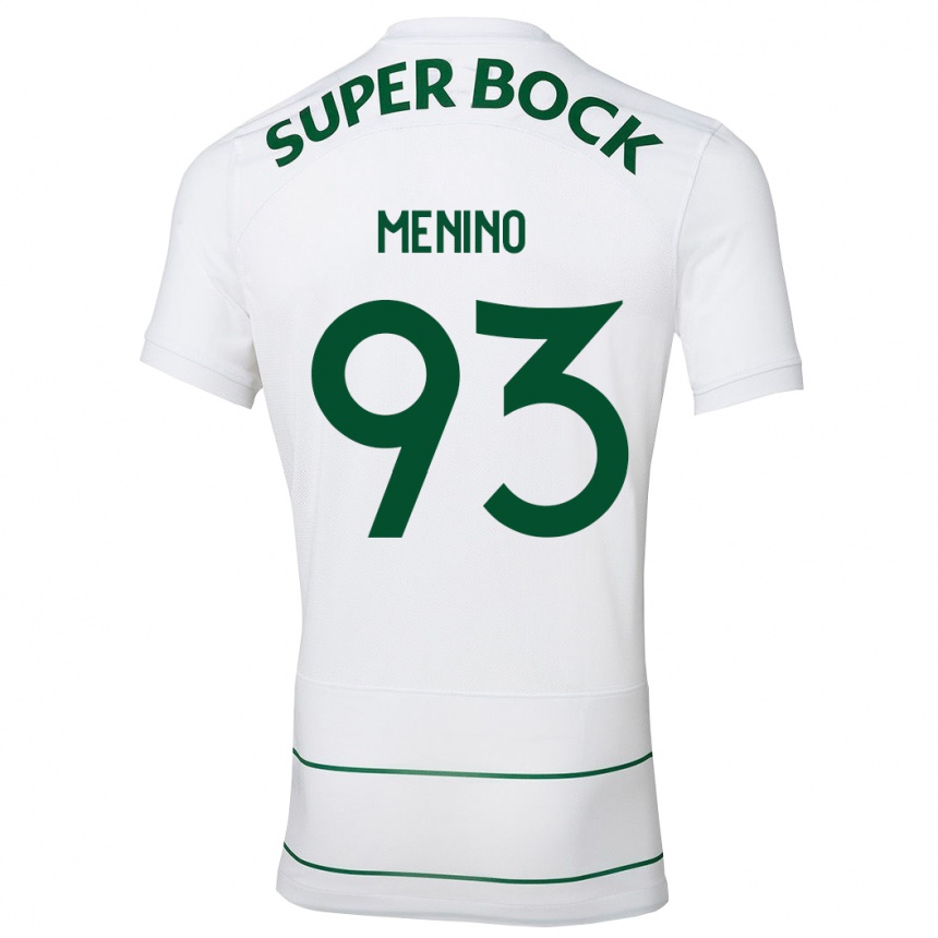 Hombre Fútbol Camiseta Miguel Menino #93 Blanco 2ª Equipación 2023/24 México