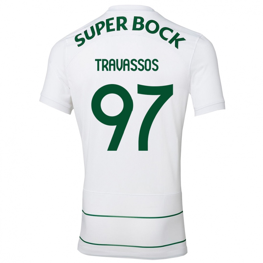 Hombre Fútbol Camiseta Travassos #97 Blanco 2ª Equipación 2023/24 México