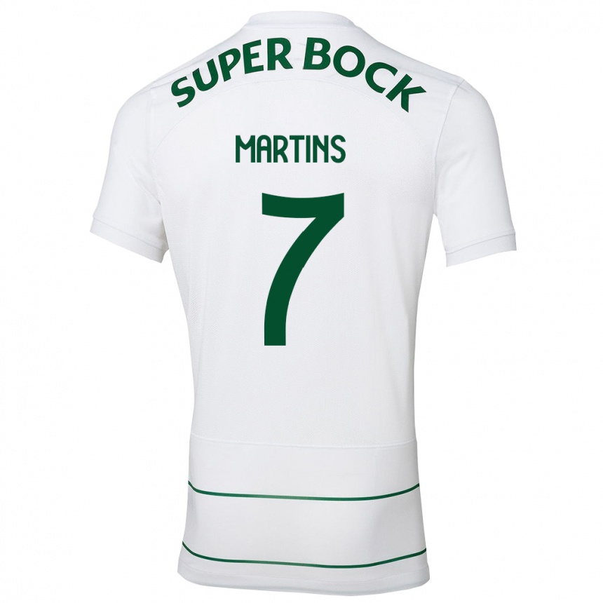 Hombre Fútbol Camiseta Joana David Carromeu Martins #7 Blanco 2ª Equipación 2023/24 México