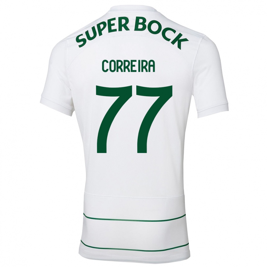 Hombre Fútbol Camiseta Alicia Figueiredo Lima Correia #77 Blanco 2ª Equipación 2023/24 México