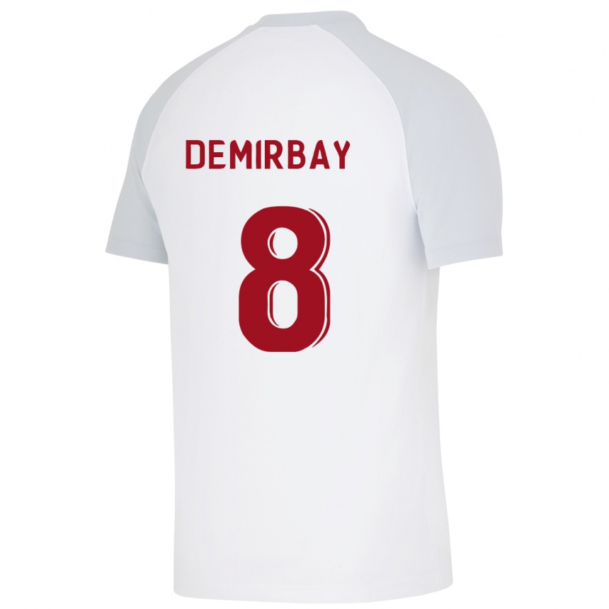 Hombre Fútbol Camiseta Kerem Demirbay #8 Blanco 2ª Equipación 2023/24 México