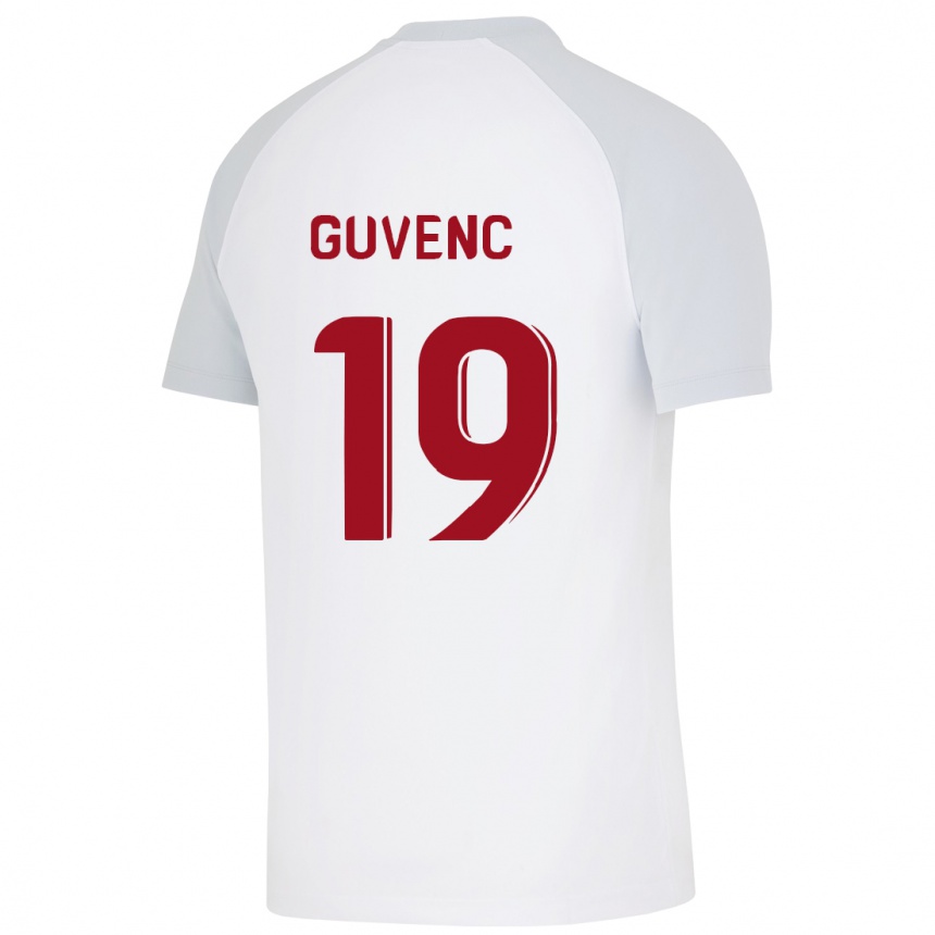 Hombre Fútbol Camiseta Günay Güvenç #19 Blanco 2ª Equipación 2023/24 México