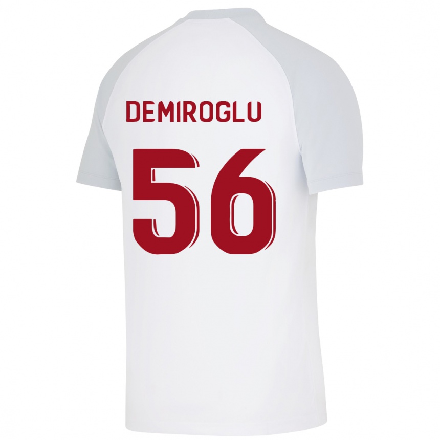 Hombre Fútbol Camiseta Baran Demiroğlu #56 Blanco 2ª Equipación 2023/24 México