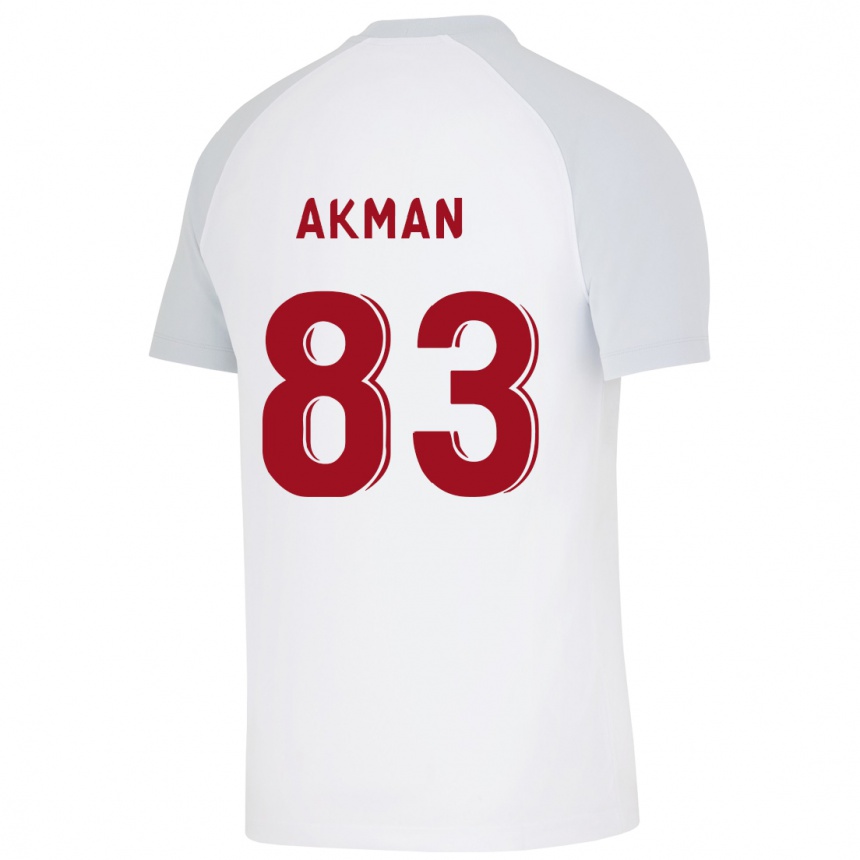 Hombre Fútbol Camiseta Efe Akman #83 Blanco 2ª Equipación 2023/24 México