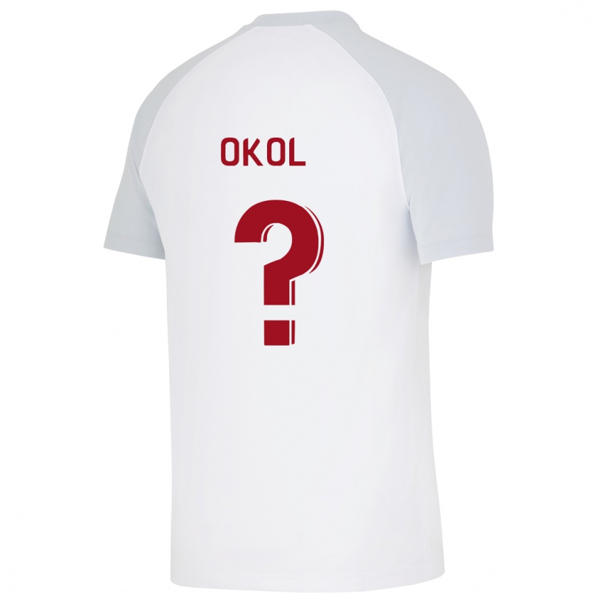 Hombre Fútbol Camiseta Umut Okol #0 Blanco 2ª Equipación 2023/24 México