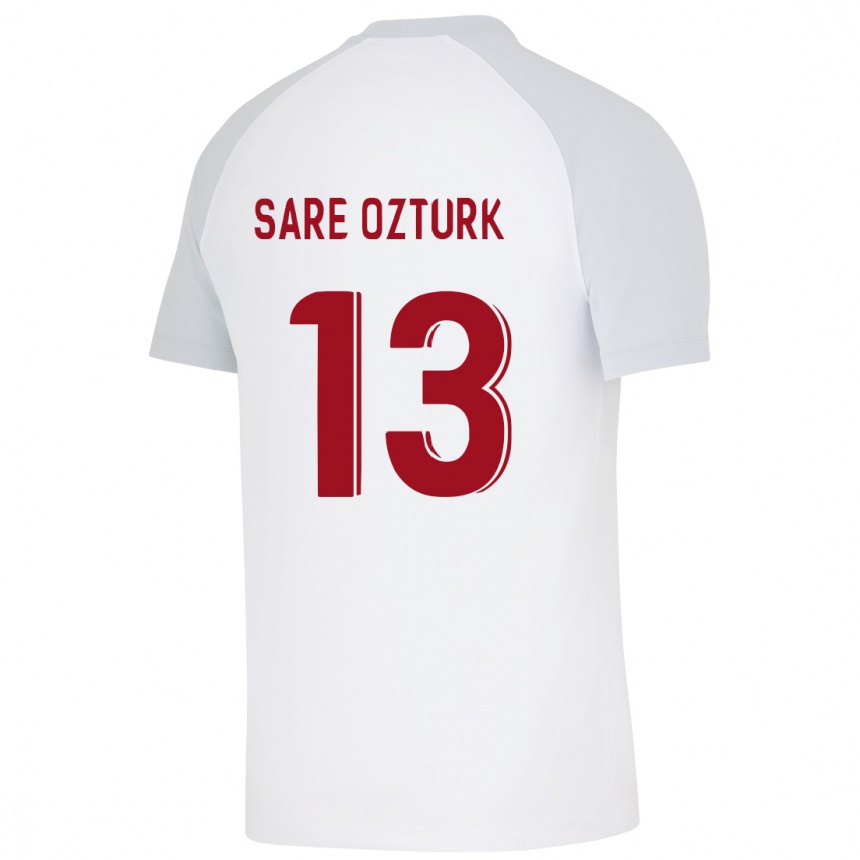 Hombre Fútbol Camiseta Fatma Sare Öztürk #13 Blanco 2ª Equipación 2023/24 México