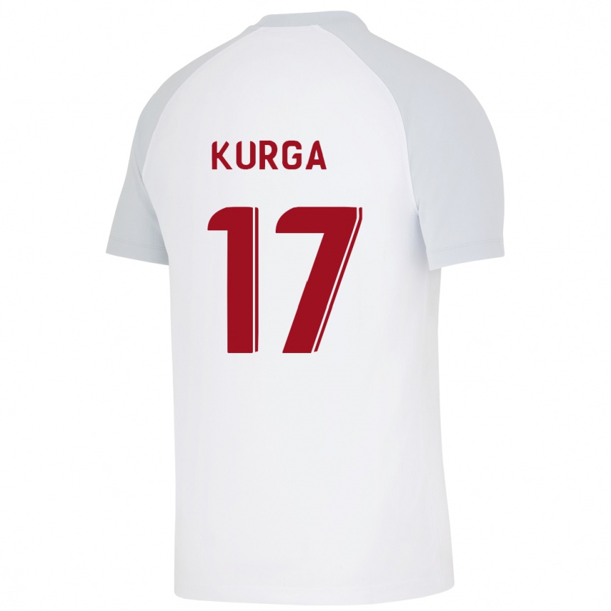 Hombre Fútbol Camiseta Handan Kurğa #17 Blanco 2ª Equipación 2023/24 México