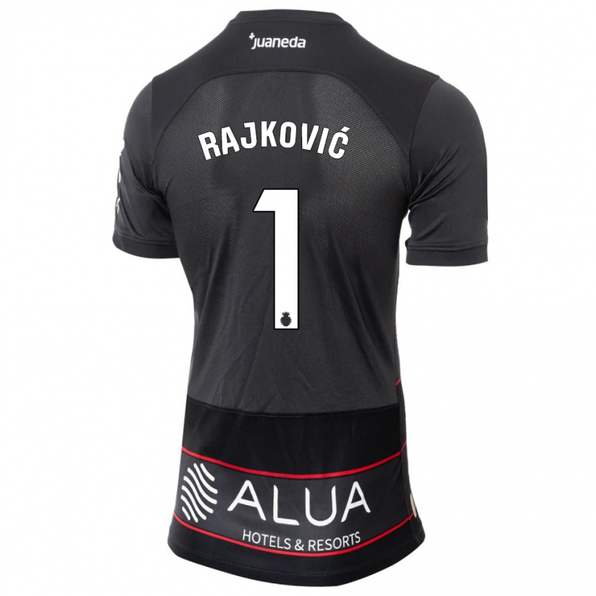 Hombre Fútbol Camiseta Predrag Rajkovic #1 Negro 2ª Equipación 2023/24 México